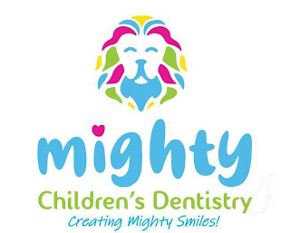 MIGHTY CHILDREN'S DENTISTRY CREATING MIGHTY SMILES! logo
