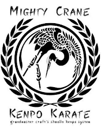 MIGHTY CRANE KENPO KARATE GRANDMASTER CRAFT'S SHAOLIN KENPO SYSTEM logo