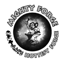 MIGHTY FORGE CAN-AM'S HOTTEST FORGE logo