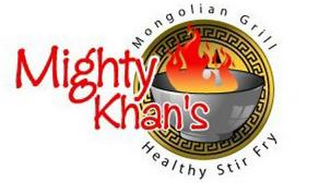 MIGHTY KHAN'S MONGOLIAN GRILL HEALTHY STIR FRY logo