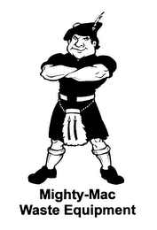 MIGHTY-MAC WASTE EQUIPMENT logo