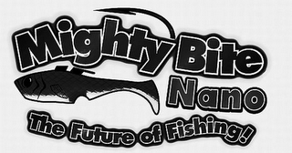 MIGHTYBITE NANO THE FUTURE OF FISHING! logo