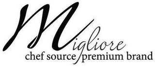MIGLIORE CHEF SOURCE PREMIUM BRAND logo
