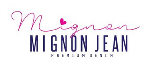 MIGNON MIGNON JEAN PREMIUM DENIM logo