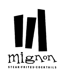 MIGNON STEAK FRITES COCKTAILS logo