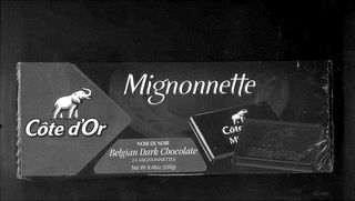 MIGNONNETTE COTE D'OR COTE D'OR NOIR DE NOIR BELGIAN DARK CHOCOLATE 24 MIGNONNETTES NET WT 8.46OZ (240G) logo