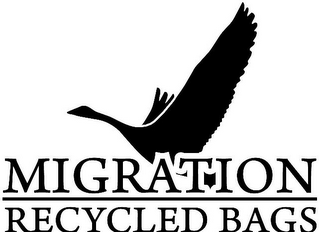 MIGRATION RECYCLED BAGS logo