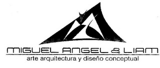 MIGUEL ANGEL & LIAM ARTE ARQUITECTURA Y DISENO CONCEPTUAL logo