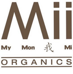 MII MY MON MI ORGANICS logo