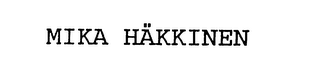 MIKA HAKKINEN logo