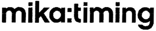 MIKA:TIMING logo