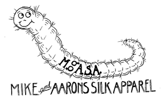 MIKE AND AARONS SILK APPAREL M A.S.A. logo