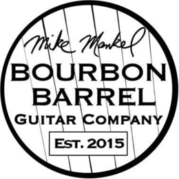 MIKE MANKEL BOURBON BARREL GUITAR COMPANY EST. 2015 logo