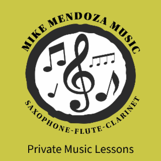 MIKE MENDOZA MUSIC SAXOPHONE-FLUTE-CLARINET PRIVATE MUSIC LESSONS logo