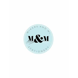 MIKERS AND MI STATIONERY M & M logo