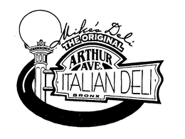 MIKE'S DELI THE ORIGINAL ARTHUR AVE. ITALIAN DELI BRONX logo