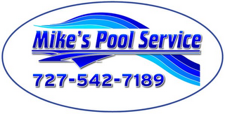 MIKE'S POOL SERVICE 727-542-7189 logo