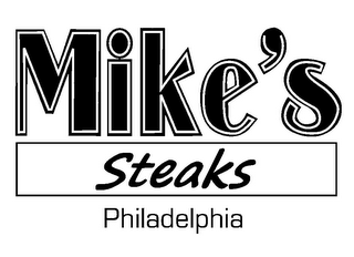 MIKE'S STEAKS PHILADELPHIA logo