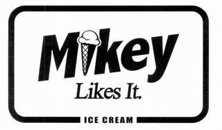 MIKEY LIKES IT. ICE CREAM logo