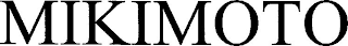 MIKIMOTO logo