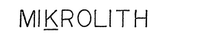 MIKROLITH logo