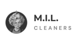 M.I.L. CLEANERS logo