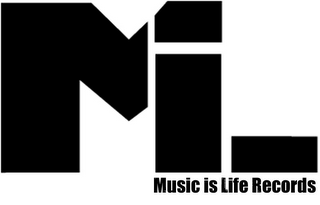 MIL MUSIC IS LIFE RECORDS logo