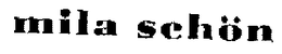 MILA SCHÖN logo