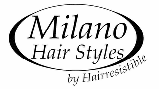 MILANO HAIR STYLES BY HAIRRESISTIBLE logo