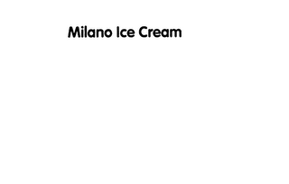 MILANO ICE CREAM logo