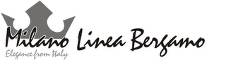 MILANO LINEA BERGAMO ELEGANCE FROM ITALY logo