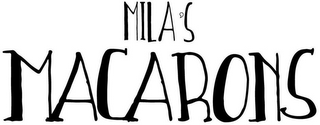 MILA'S MACARONS logo
