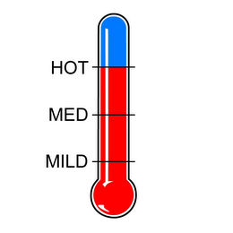MILD MED HOT logo