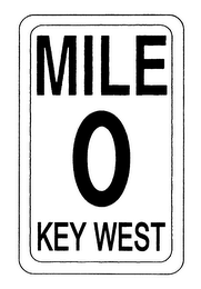 MILE 0 KEY WEST logo