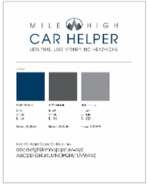 MILE CAR HELPER LESS TIME. LESS MONEY. NO HEADACHE. logo
