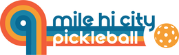 MILE HI CITY PICKLEBALL logo