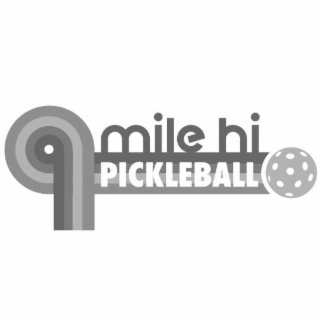 MILE HI PICKLEBALL logo