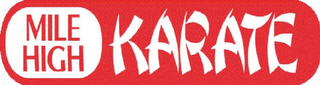 MILE HIGH KARATE logo