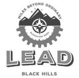 MILES BEYOND ORDINARY ELEVATION 5280 LEAD BLACK HILLS logo