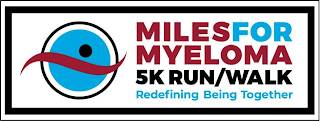 MILES FOR MYELOMA 5K RUN/WALK REDEFINING BEING TOGETHER logo