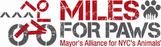 MILES FOR PAWS MAYOR'S ALLIANCE FOR NYC'S ANIMALS logo