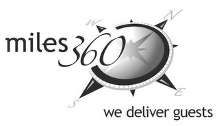 MILES360 NSEW WE DELIVER GUESTS logo