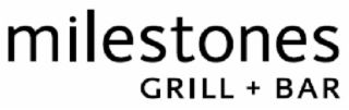 MILESTONES GRILL + BAR logo