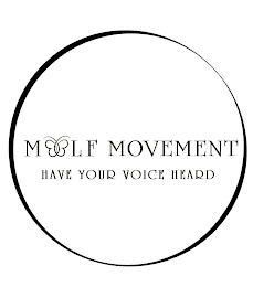 MILF MOVEMENT HAVE YOUR VOICE HEARD logo