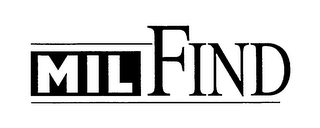 MILFIND logo
