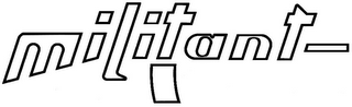 MILITANT- logo