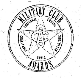 MILITARY CLUB AWARDS logo