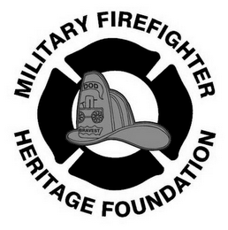 MILITARY FIREFIGHTER HERITAGE FOUNDATION DOD BRAVEST logo