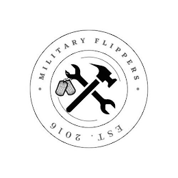 ·MILITARY FLIPPERS· EST 2016 logo