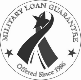 MILITARY LOAN GUARANTEE OFFERED SINCE 1986 logo